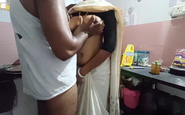 Inba: South Indian House Wife Fucking Kitchen with Neighbour