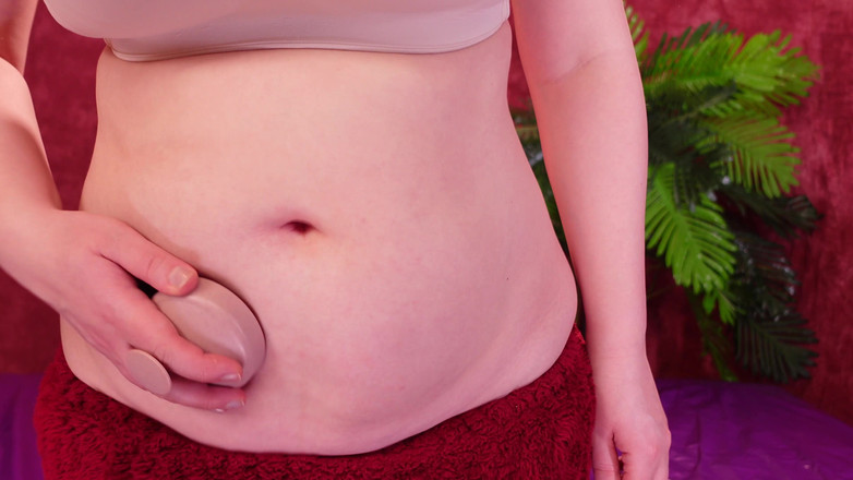 Arya Grander: Hit My Belly by Your Fist so Hard! Tummy Fetish