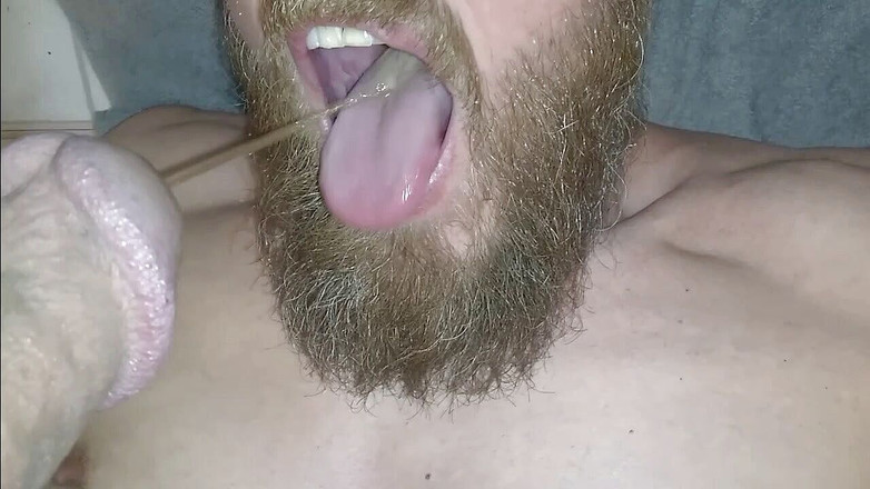 Cumblaster1984: Self-facial &amp; self-piss fun