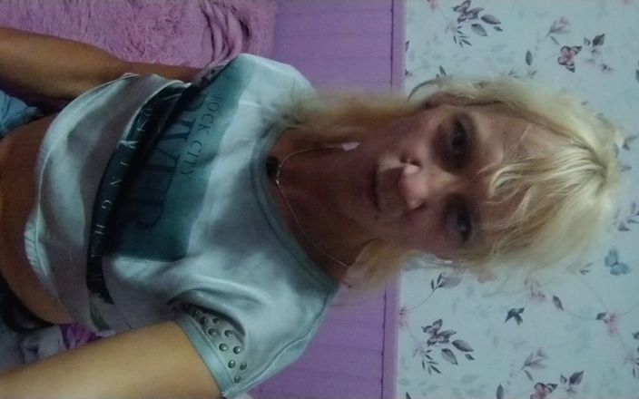 Alexa Cosmic: Alexa Cosmic Trans Girl Flirting on the Bed in Hotel...
