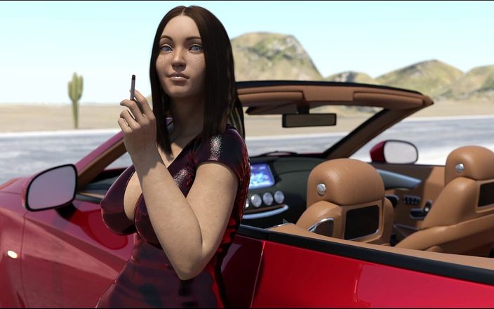 IAsura Gaming: Luna mostrando tetas a un viejo en público