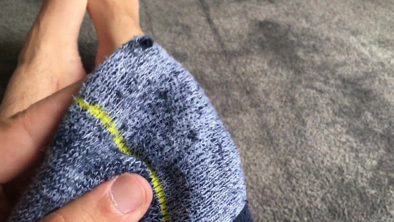 Manlyfoot: Home From Work Straight to Sniffing My Socks &amp; Worshiping My...
