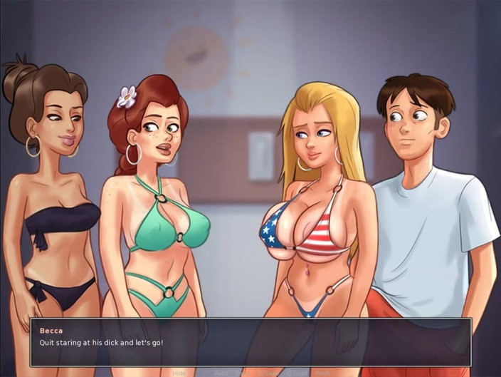 Miss Kitty 2K: SummerTimeSaga Сексуальный конкурс - (чудесные сиськи Roxxy), часть 92