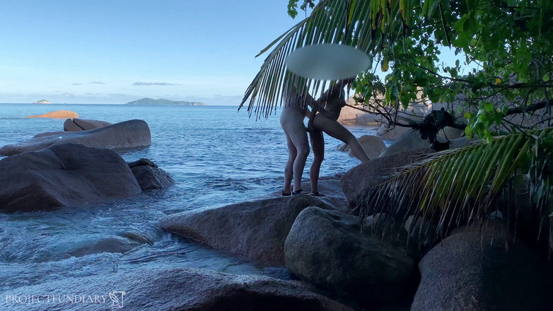 Projectsexdiary: Catching nude couple -sex on beach