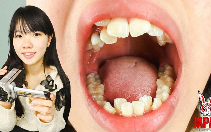 Japan Fetish Fusion: Amateur Girl Kanako's Tongue and Mouth Selfie