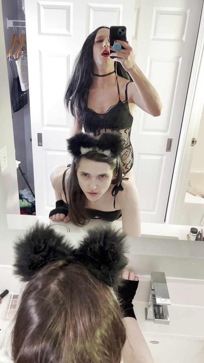 Sissy Bailey Wilde: Petite Trans Woman Fucked by Femboy Bailey Wilde POV