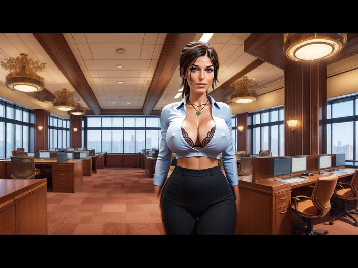CoolVids: Развлечение Lara в офисе