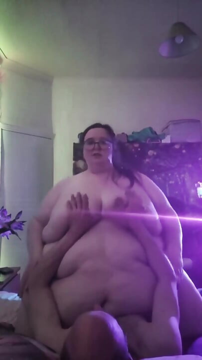 Sexy SSBBW reitet meinen schwanz