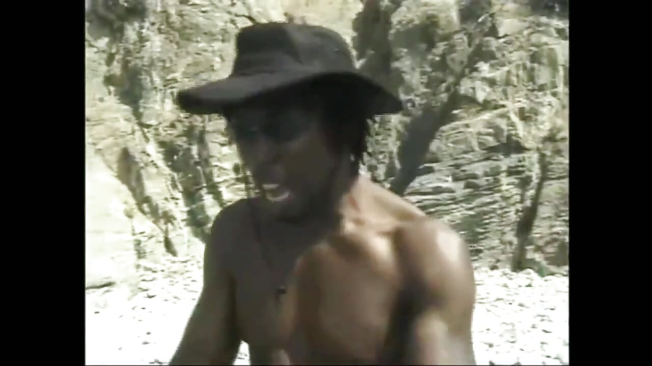 Vintage Black on Black Outdoor Fuck for a Big Black Cock and a Black Slut