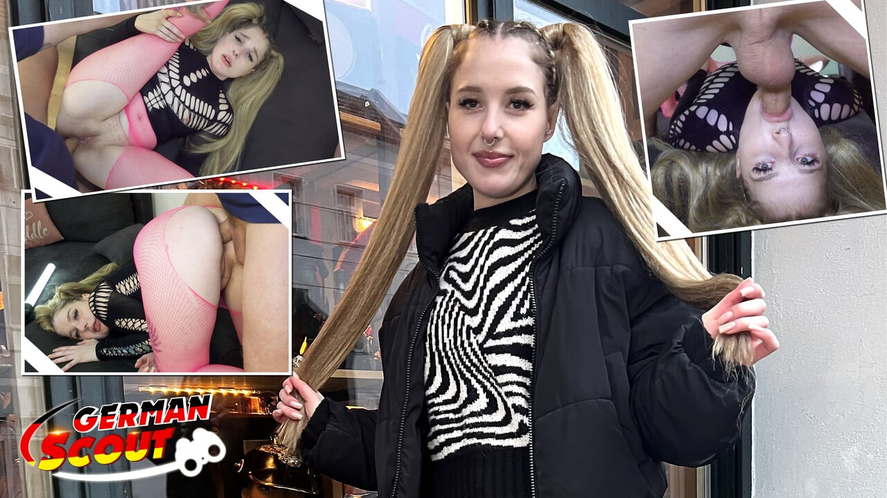 GERMAN SCOUT - Erste Anal Sex beim Porno Casting für Teen Crystal White in Berlin