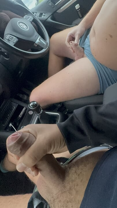 Cruisen hetero-Über-fahrer lutscht wieder meinen schwanz