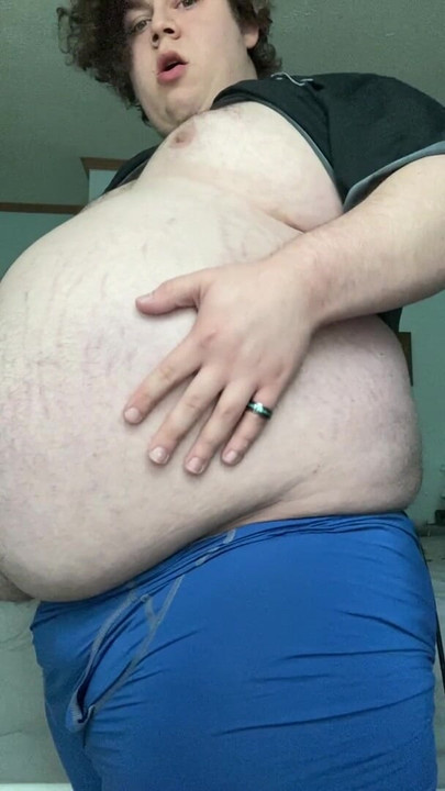 Inflated chub belches and moans