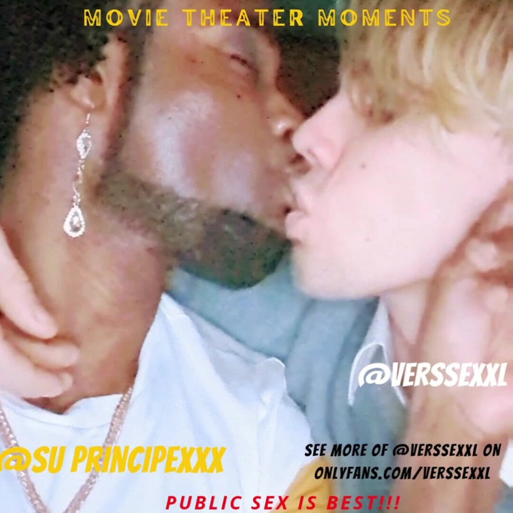 I'm kissing them black boy sexy lips inside the movie theater!!!