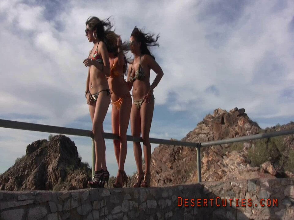 Lola Feine BTS-Titten auf dem Gipfel des South Mountain