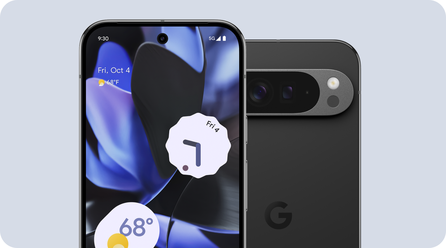 The Google Pixel 9 Pro phone.