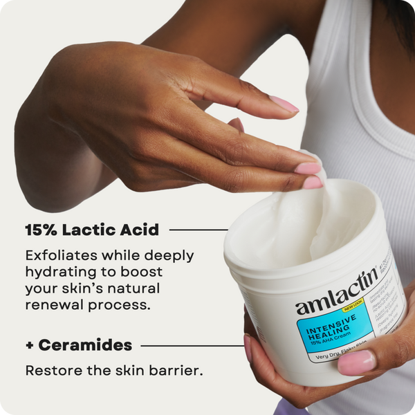 AmLactin Intensive Healing Cream with 15% Lactic Acid AHA #4