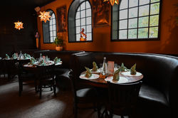 Round table setup for small gatherings at Jade Eatery & Lounge in Port Washington– ideal for events 