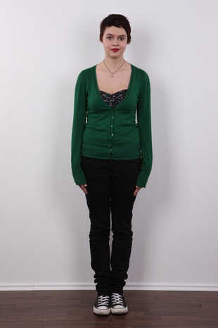 2. Download full pics of model Adela (21) from czechcasting.com