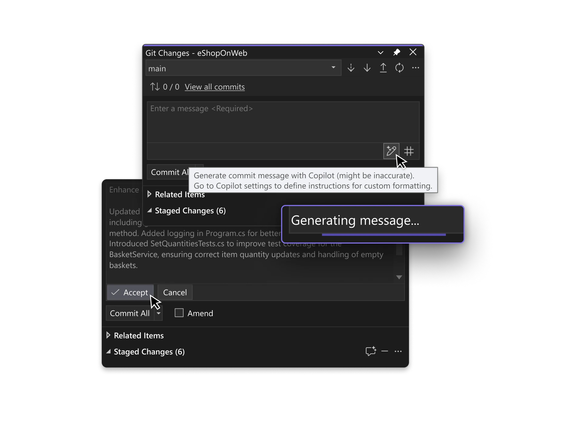 Version Control screenshot