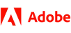 The logo for Adobe