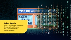 A graphic showing a store with a window and numbers.