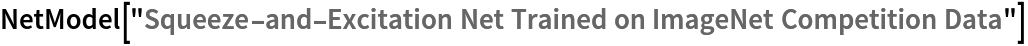 NetModel["Squeeze-and-Excitation Net Trained on ImageNet Competition Data"]